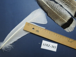 4 Pairs Of Turkey Feathers, Tail Feathers, Fly Tying Materials, Genuine Feathers (AMZ-303)