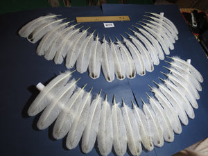 38 Pcs Turkey Wing Feathers, Fly Tying Material,Craft Feathers,Natural Turkey Feathers (2118)
