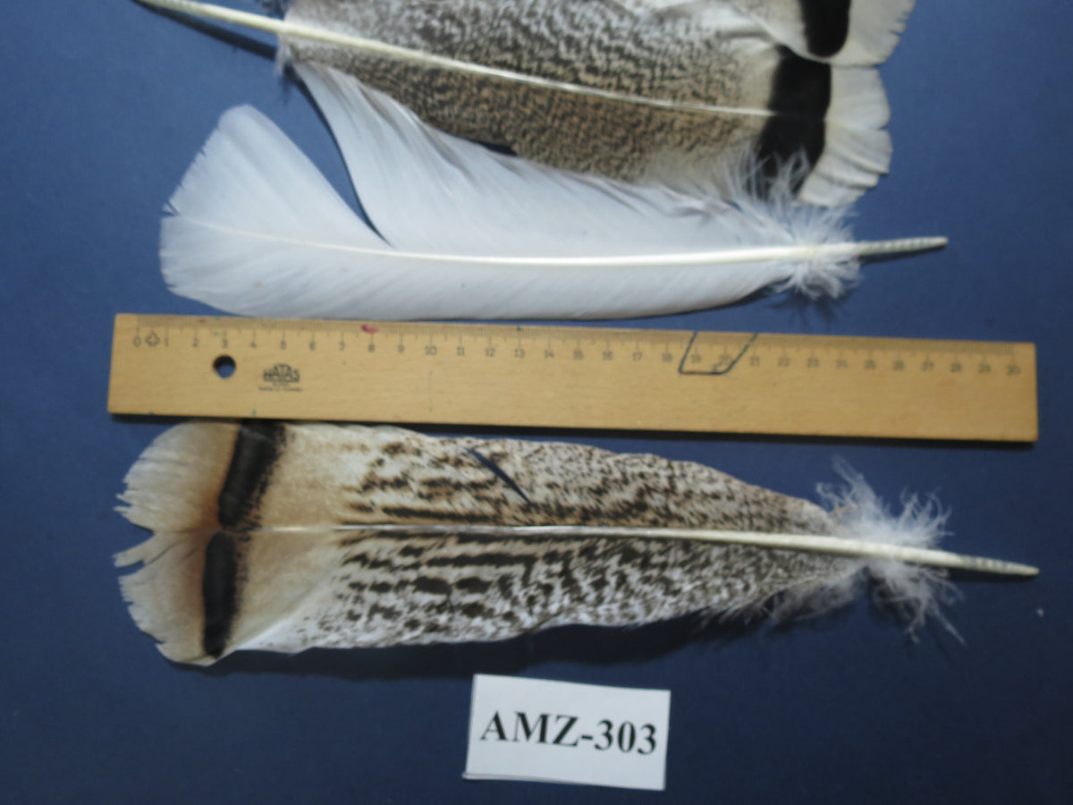 4 Pairs Of Turkey Feathers, Tail Feathers, Fly Tying Materials, Genuine Feathers (AMZ-303)