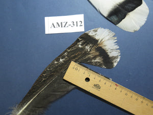 4 Pairs Of Turkey Feathers, Tail Feathers, Fly Tying Materials, Genuine Feathers (AMZ-312)
